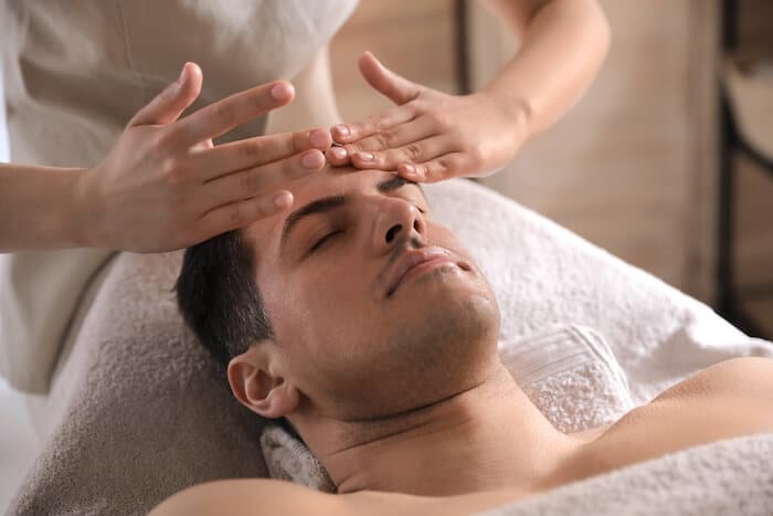 Men Get Facials To Improve Their Skin